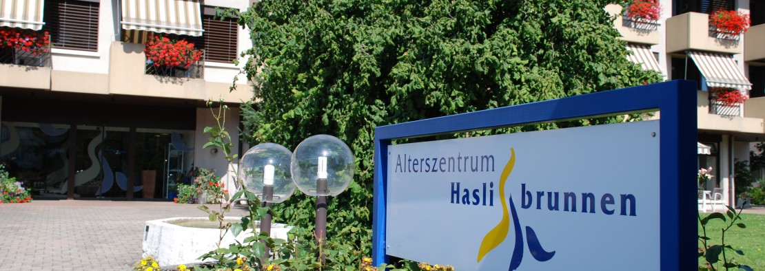 Schild Haslibrunnen